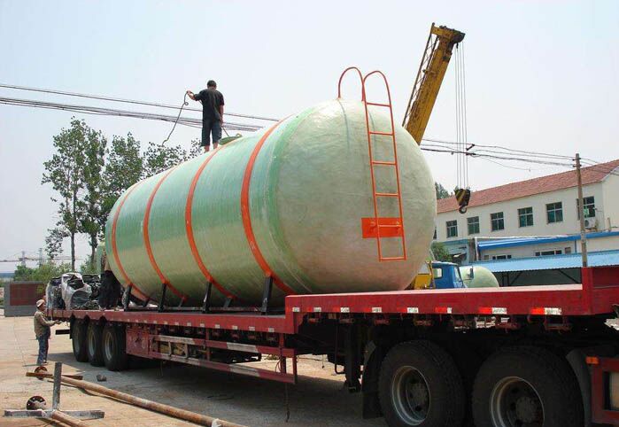 玻璃鋼運輸罐成品圖